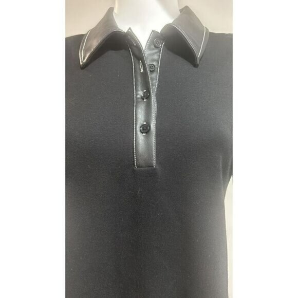 Staud Jay Black Polo Mini Dress Size Small - Picture 11 of 13